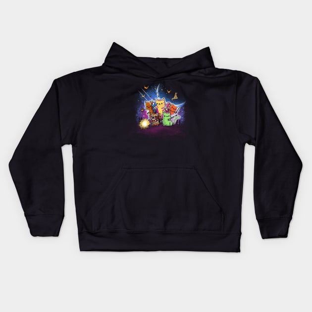 Pawdians of the Galaxy Kids Hoodie by Walmazan